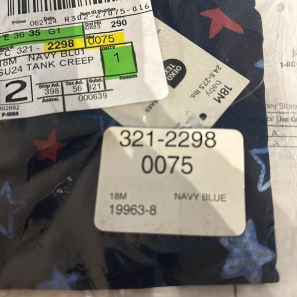 Okie Dokie Baby Boys Sleeveless Romper - Picture 3 of 3